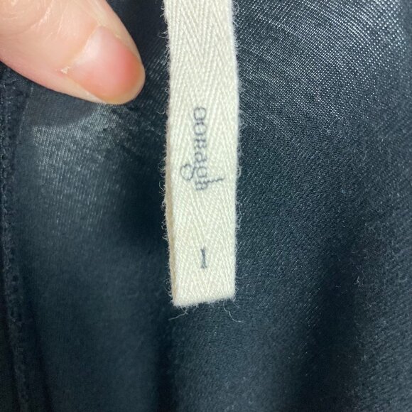 Oonagh by Nanette Lepore Black Dress Womens Large Ruffle Front Sleeveless - Picture 8 of 10